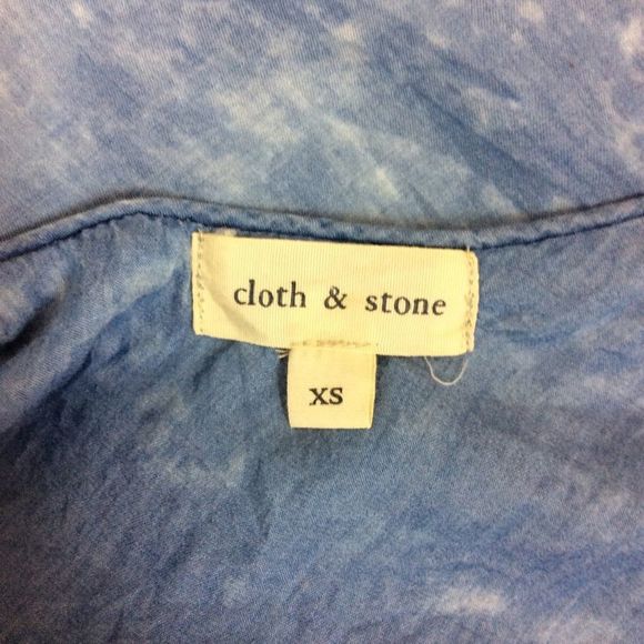 Anthropologie Cloth & Stone Tie Dye Tank Top Size XS - Picture 6 of 6